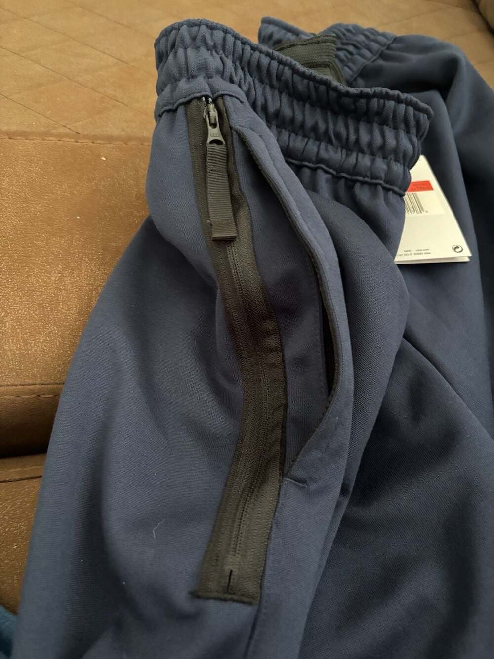 Nike Dri-Fit Athletic Shorts Navy Blue Size Large Tall - Picture 6 of 8